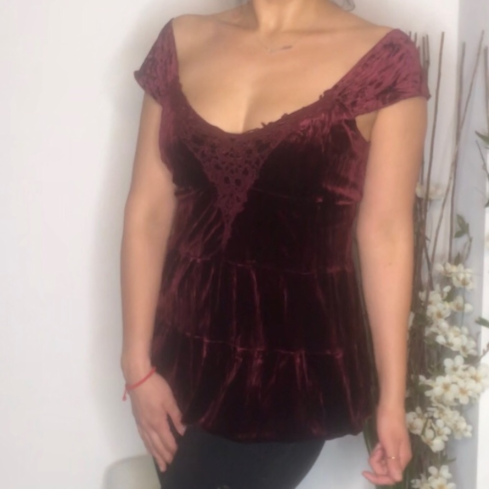 VINTAGE velvet top